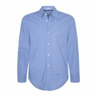 Chemise slim imprimée pois Gregory Bleu Ciel Pepe Jeans