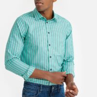 Chemise slim rayée