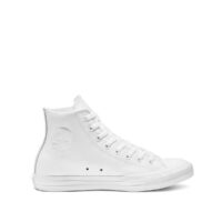 Chuck Taylor All Star Mono Cuir Hi Blanc Converse