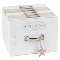 Coffret 6 albums photos en paulownia 10x15 Maisons du Monde