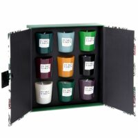 Coffret 9 mini-bougies parfumées en verre Maisons du Monde