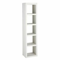 Colonne en bois massif blanche H 170 cm White Maisons du Monde