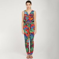 Combinaison pantalon imprimé tropical Imprimé Tropical Naf Naf