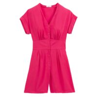 Combishort manches courtes Fuchsia LA REDOUTE COLLECTIONS