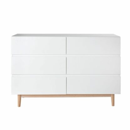 Commode double 6 tiroirs blanche Artic Maisons du Monde