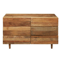 Commode double 6 tiroirs en bois recyclés Tennessee Maisons du Monde