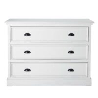 Commode en pin blanc L 115 cm Newport Maisons du Monde