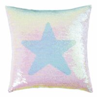 Coussin à sequins réversibles multicolores imprimé 40x40 Maisons du Monde