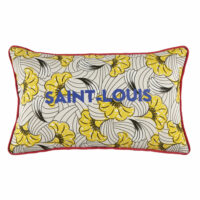 Coussin d'extérieur en coton à motifs multicolores 30x50 Maisons du Monde