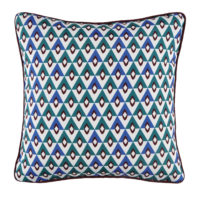 Coussin d'extérieur motifs graphiques multicolores 45x45 Maisons du Monde