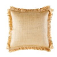 Coussin d'extérieur tissé ocre 40x40 Maisons du Monde