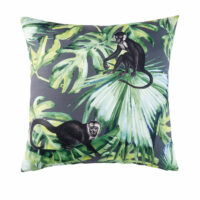 Coussin d'extérieur vert imprimé jungle 45x45 Maisons du Monde