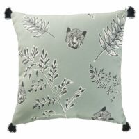 Coussin d'extérieur vert kaki à motifs 45x45 Maisons du Monde