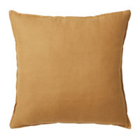 Coussin en lin lavé ocre 60x60 Maisons du Monde