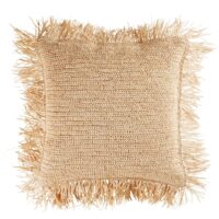 Coussin en raphia tressé 45x45 Maisons du Monde