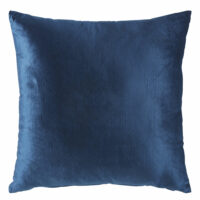 Coussin en velours bleu saphir 45x45 Maisons du Monde