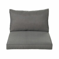 Coussins pour chauffeuse de jardin gris foncé Isola Maisons du Monde