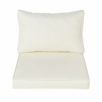 Coussins pour fauteuil de jardin blancs Isola Maisons du Monde