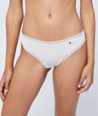 Culotte bi-matière - EASY  - Blanc - Femme - Etam