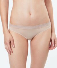 Culotte micro et dentelle - PURE FIT® - Beige - Femme - Etam