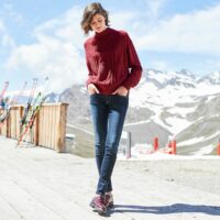 Derbies bout fleuri clouté Noir ou Bordeaux LA REDOUTE COLLECTIONS