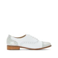 Derbies cuir Blanc LA REDOUTE COLLECTIONS