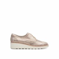 Derbies cuir suédé Sharon Crystal Bronze Clarks