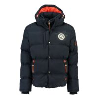 Doudoune chaude à capuche Verveine Noir - Bleu Marine - Gris Foncé geographical norway