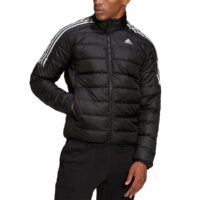 Doudoune col montant 3 bandes Noir adidas performance