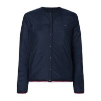 Doudoune courte zippée Bleu Marine Tommy Hilfiger