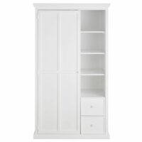 Dressing 1 porte 1 tiroir blanc Lila Maisons du Monde