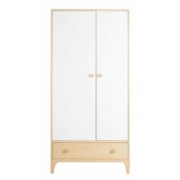 Dressing 2 portes 1 tiroir blanc Moonlight Maisons du Monde