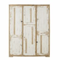 Dressing 6 portes en pin recyclé blanc patiné Kinfolk Maisons du Monde