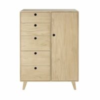 Dressing enfant 2 portes 1 tiroir Mini Jungle Maisons du Monde