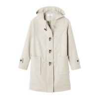 Duffle-coat en drap de laine Bleu Marine;Beige Clair LA REDOUTE COLLECTIONS