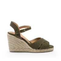 Espadrilles compensées en toile BLAUDELL Vert CASTANER