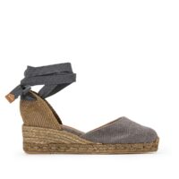 Espadrilles compensées en toile CARINA Gris CASTANER