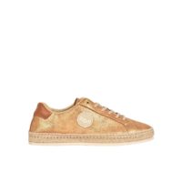 Espadrilles cuir Pam/M F2E Doré PATAUGAS