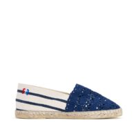 Espadrilles dessus ajouré Rouge/Blanc ou Bleu-Blanc LA REDOUTE COLLECTIONS