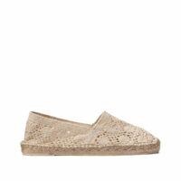 Espadrilles en crochet Ecru ou Noir LA REDOUTE COLLECTIONS