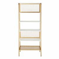Etagère coloris blanc et laiton Ysée Maisons du Monde