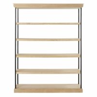 Etagère coloris noir et naturel Faubourg Maisons du Monde