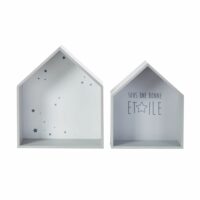 Etagères maisons à motifs (x2) Maisons du Monde