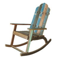 Fauteuil à bascule en bois recyclé Calanque Maisons du Monde