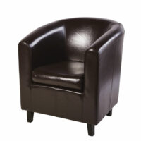 Fauteuil club marron Nantucket Maisons du Monde