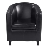 Fauteuil club noir Nantucket Maisons du Monde