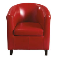 Fauteuil club rouge Nantucket Maisons du Monde