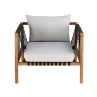 Fauteuil de jardin en acacia massif Naxos Maisons du Monde