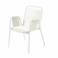 Fauteuil de jardin en résine blanche Alcazar Maisons du Monde