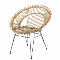 Fauteuil de jardin en résine imitation rotin Muchacho Maisons du Monde